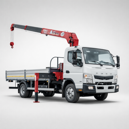 Грузовик бортовой с КМУ Fuso